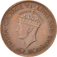 Coin, Ceylon, George VI, Cent, 1942, AU(50-53), Bronze, KM:111a