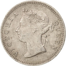 Coin, Straits Settlements, Victoria, 5 Cents, 1900, Heaton, AU(50-53), Silver