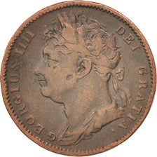 Great Britain, George IV, Farthing, 1821, VF(20-25), Copper, KM:677
