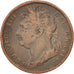 Great Britain, George IV, Farthing, 1821, VF(20-25), Copper, KM:677
