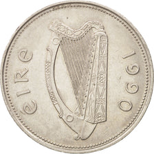 IRELAND REPUBLIC, Punt, Pound, 1990, AU(55-58), Copper-nickel, KM:27