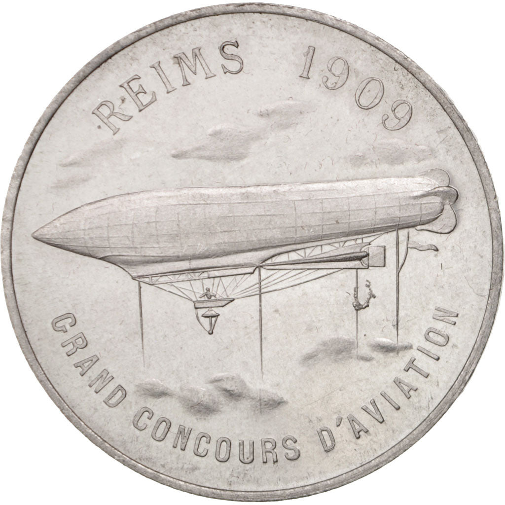 France, Medal, Galeries Rémoises, Grand concours d'Aviation de Reims de 1909