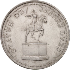 France, Medal, Galeries Rémoises, Jeanne of Arc statue, Business & industry