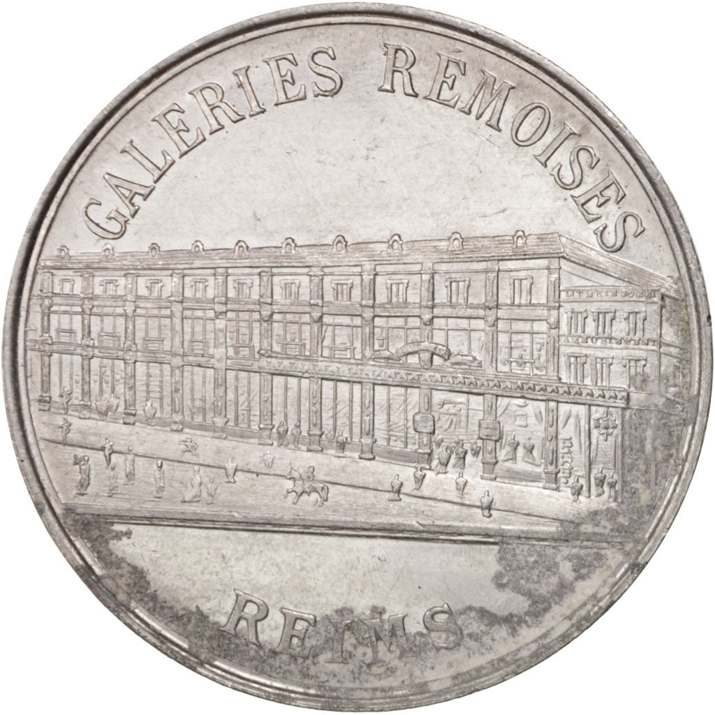 France, Medal, Galeries Rémoises, Business & industry, 1923, AU(50-53)