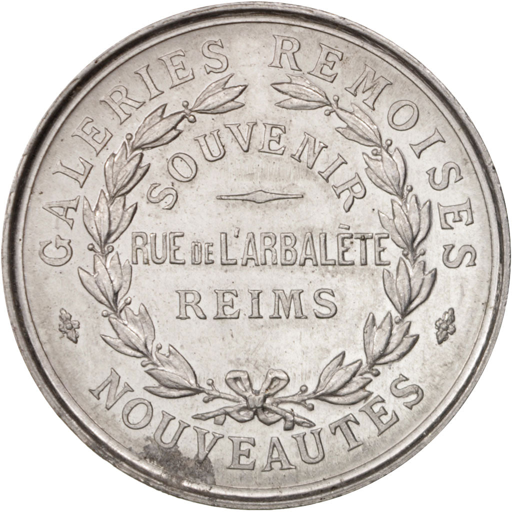 France, Medal, Galeries Rémoises, Business & industry, 1923, AU(50-53)