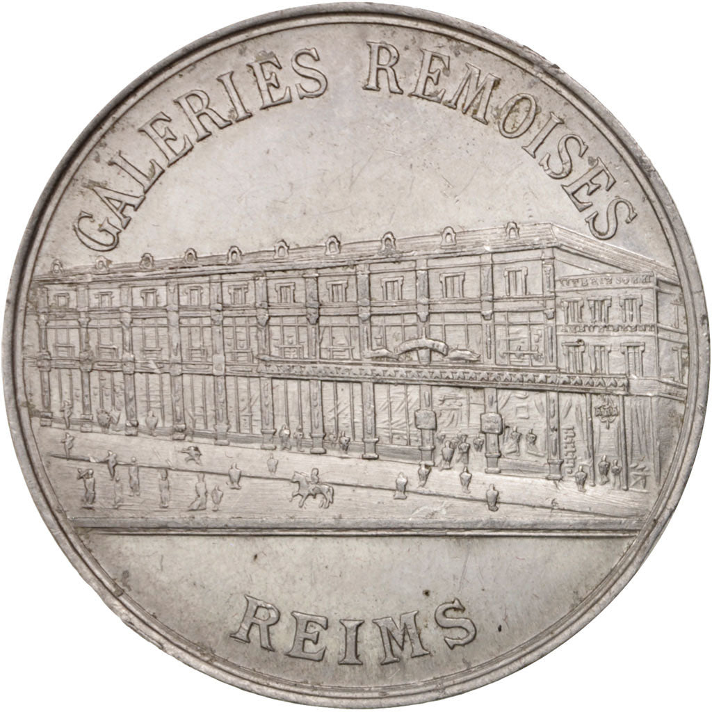 France, Medal, Galeries Rémoises, Business & industry, 1923, AU(50-53)