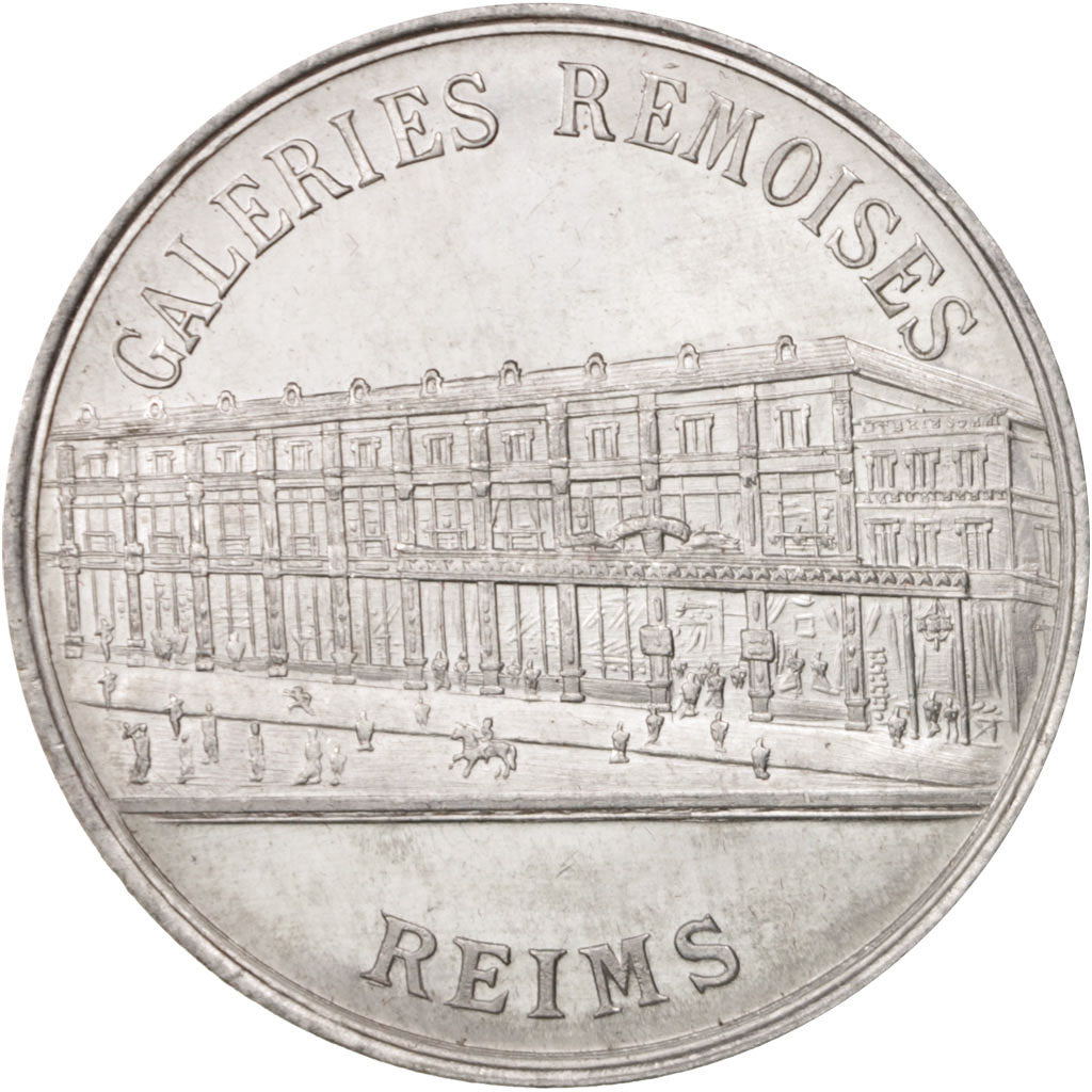 France, Medal, Galeries Rémoises, Business & industry, 1923, MS(63), Aluminium