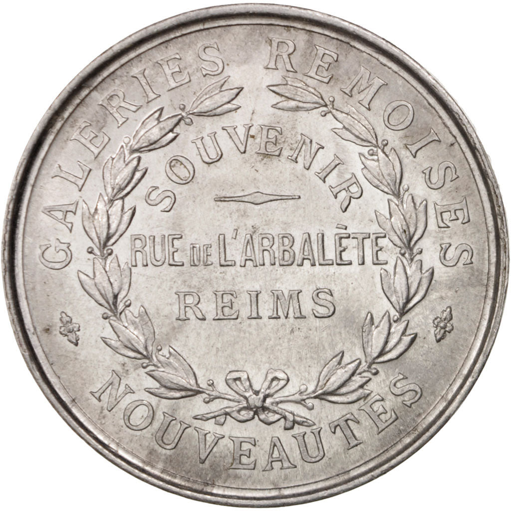 Frankrijk, Medal, Galeries Rémoises, Félix Faure, Business & industry, 1923