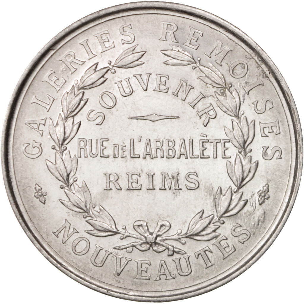 France, Medal, Galeries Rémoises, Félix Faure, Business & industry, 1923