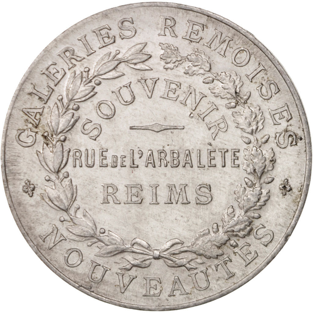 France, Medal, Galeries Rémoises, Maréchal Drouet Statue, Business & industry