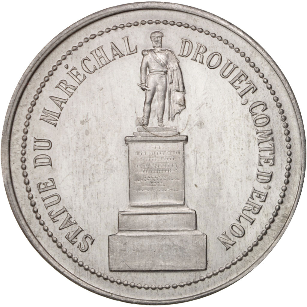France, Medal, Galeries Rémoises, Maréchal Drouet Statue, Business & industry