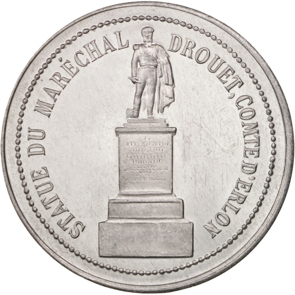 France, Medal, Galeries Rémoises, Maréchal Drouet Statue, Business & industry