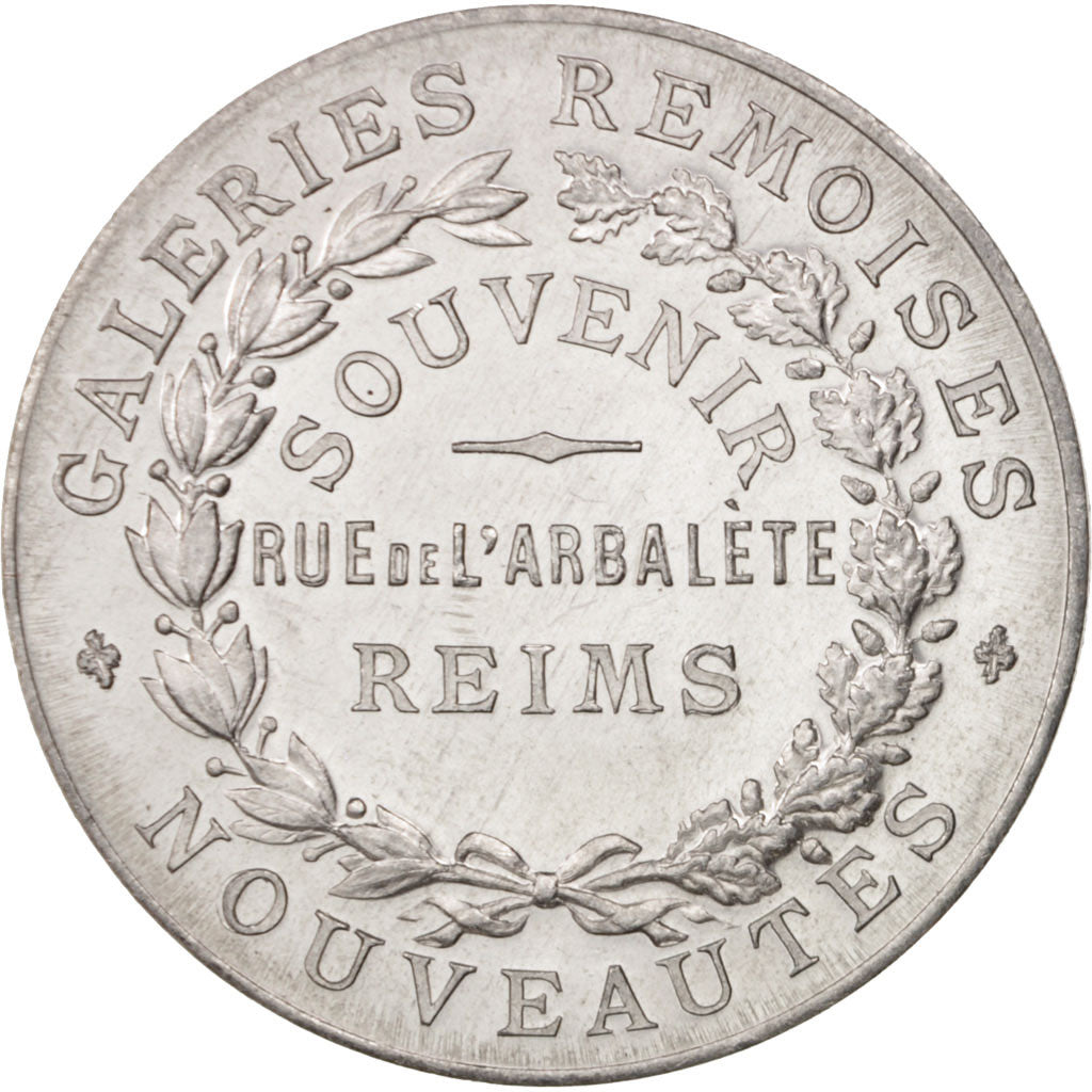France, Medal, Galeries Rémoises, Maréchal Drouet Statue, Business & industry