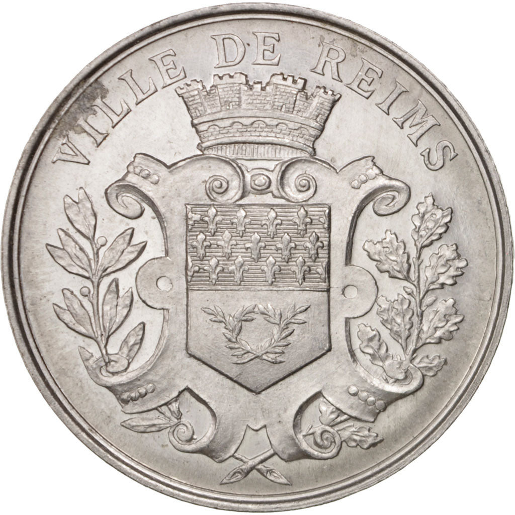 France, Medal, Galeries Rémoises, Ville de Reims, Business & industry, 1923
