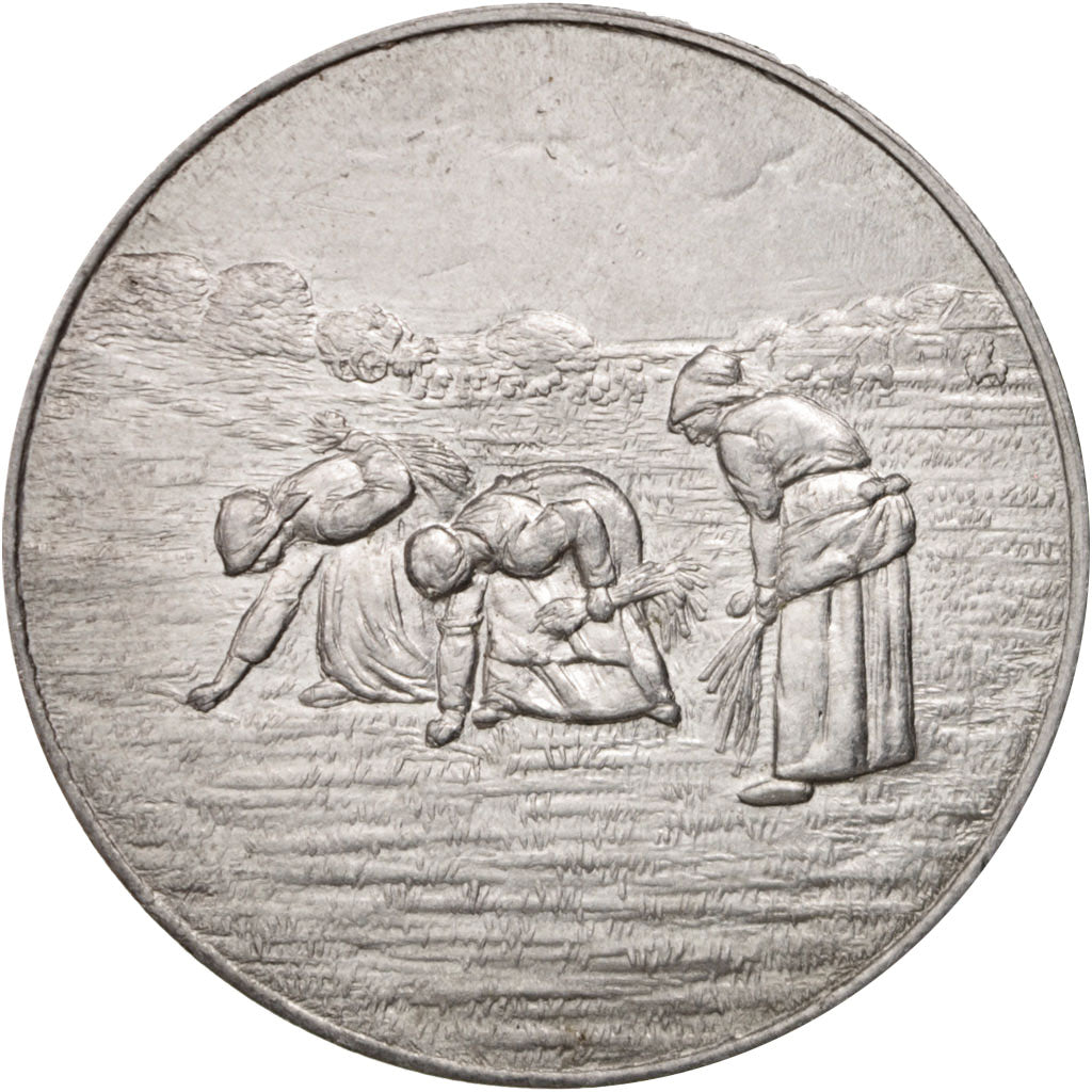 France, Medal, Galeries Rémoises, Les Glaneurs, Business & industry, 1923