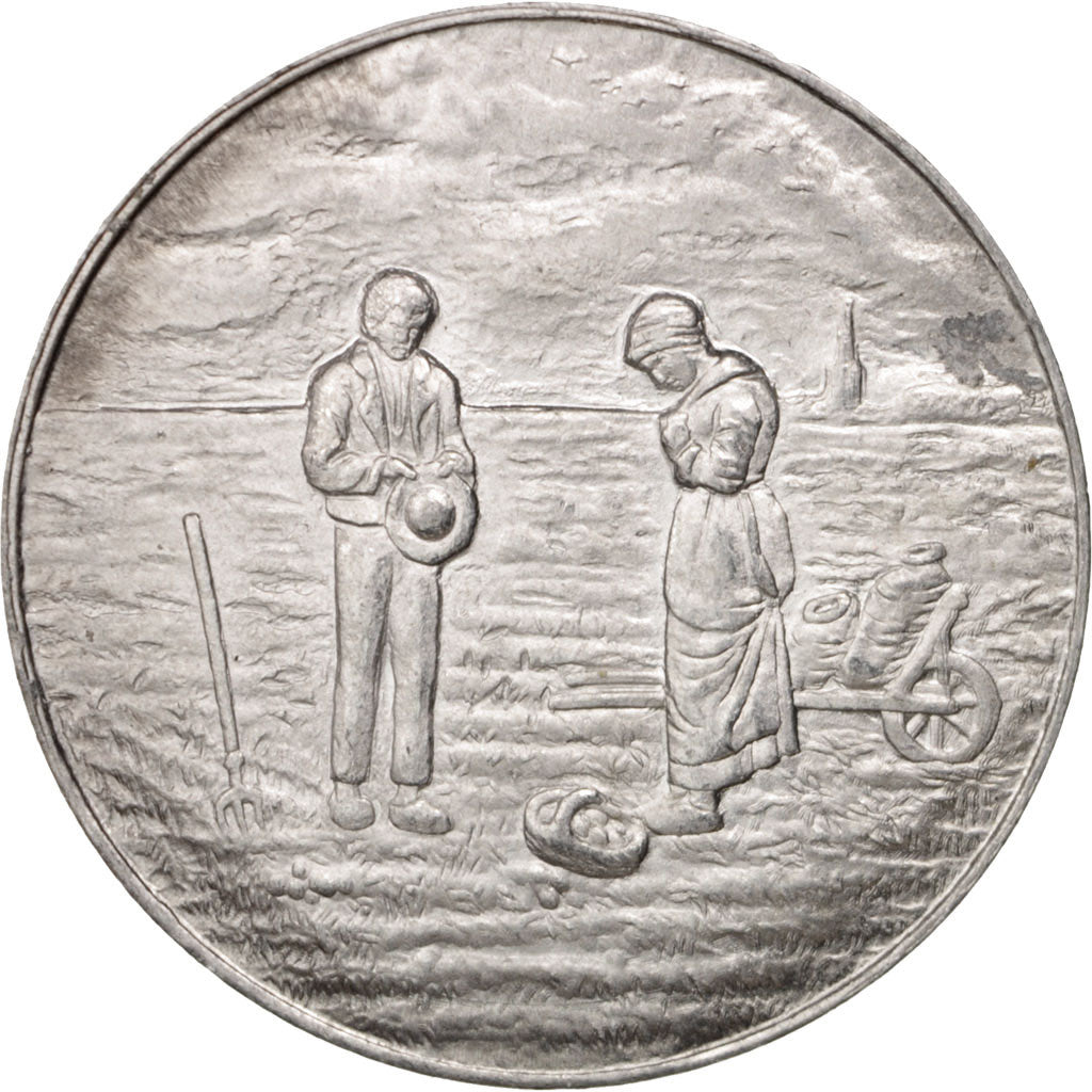 Frankrijk, Medal, Galeries Rémoises, L'Angélus, Business & industry, 1923