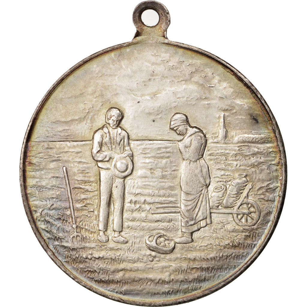 France, Medal, L'Angélus, Arts & Culture, MS(60-62), Silver