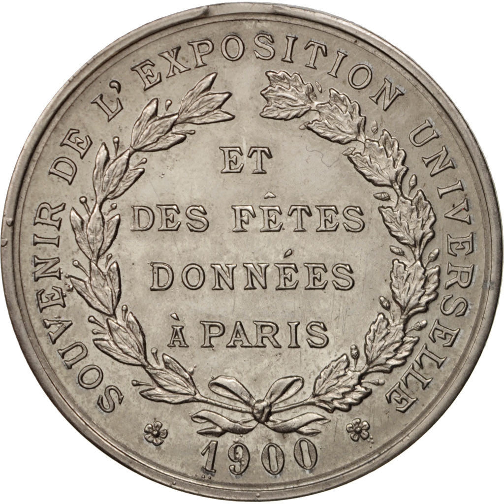 Francia, Medal, Exposition universelle de Paris, History, 1900, SPL-, Nichel, 36