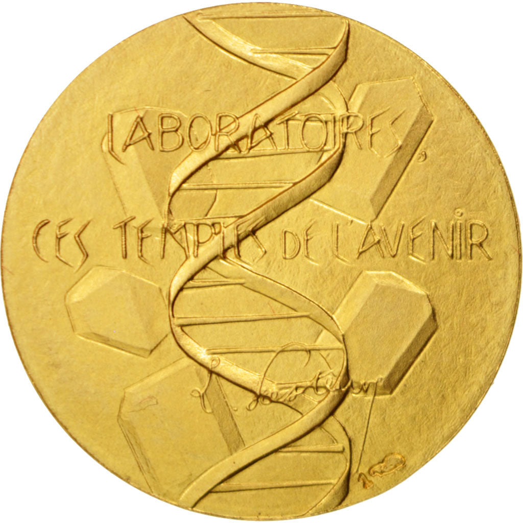 France, Medal, 150e Anniversaire de la naissance de Louis Pasteur, Sciences &