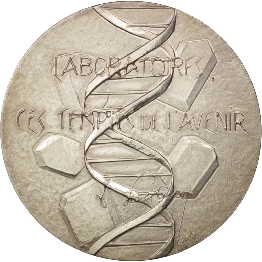 France, Medal, 150e Anniversaire de la naissance de Louis Pasteur, Sciences