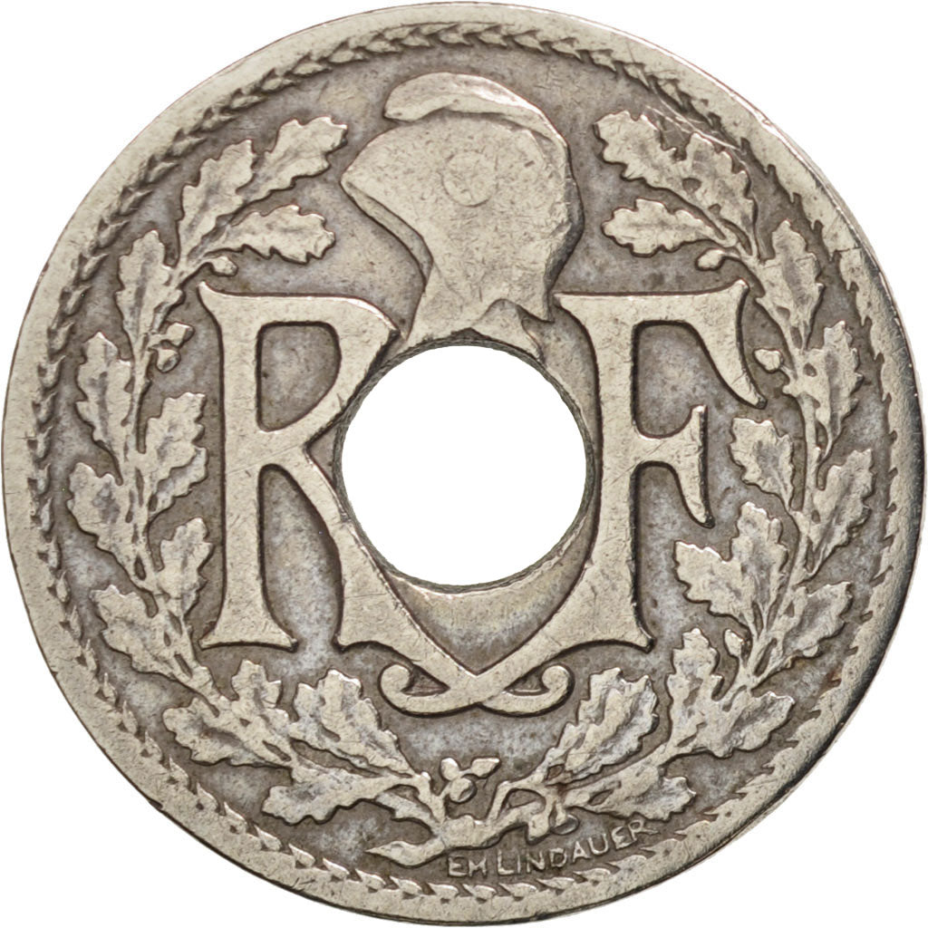Coin, France, Lindauer, 5 Centimes, 1923, Paris, VF(30-35), Copper-nickel