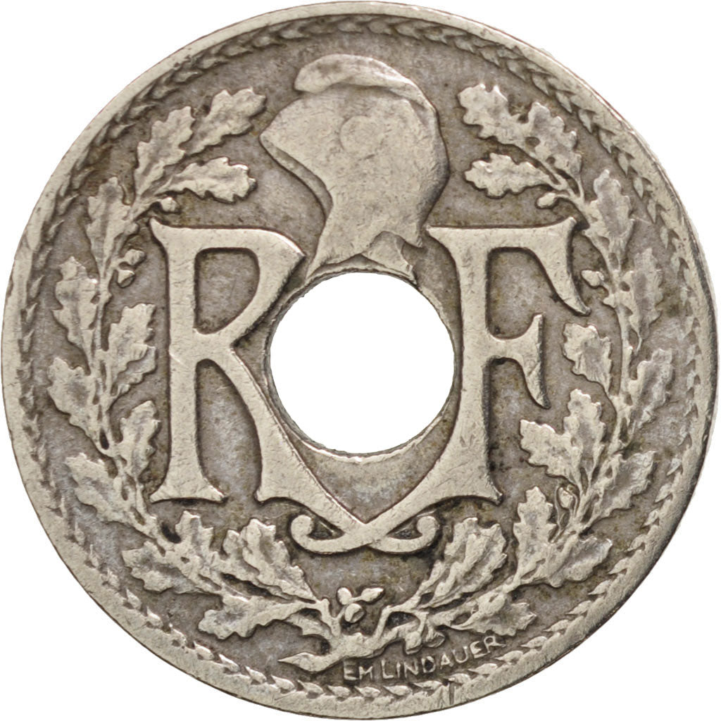 Coin, France, Lindauer, 5 Centimes, 1924, Paris, VF(30-35), Copper-nickel