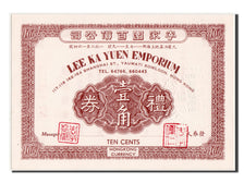 Billete, 10 Cents, 1950, Hong Kong, UNC