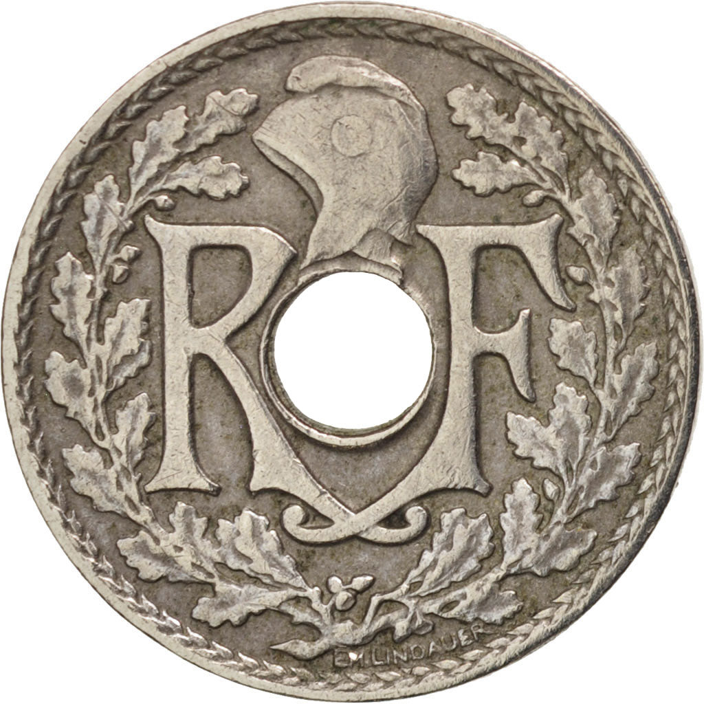 Coin, France, Lindauer, 5 Centimes, 1926, Paris, EF(40-45), Copper-nickel