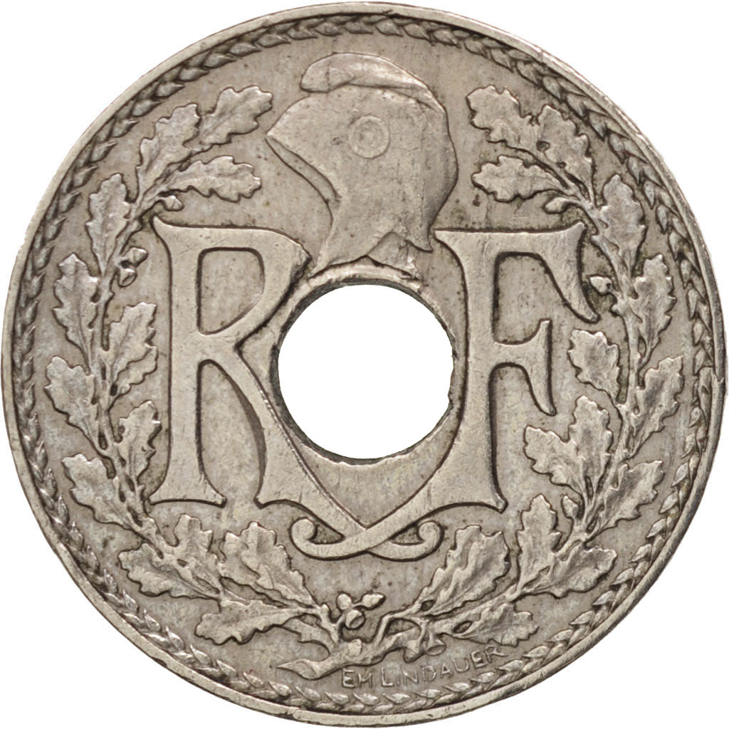 Coin, France, Lindauer, 5 Centimes, 1936, Paris, EF(40-45), Copper-nickel