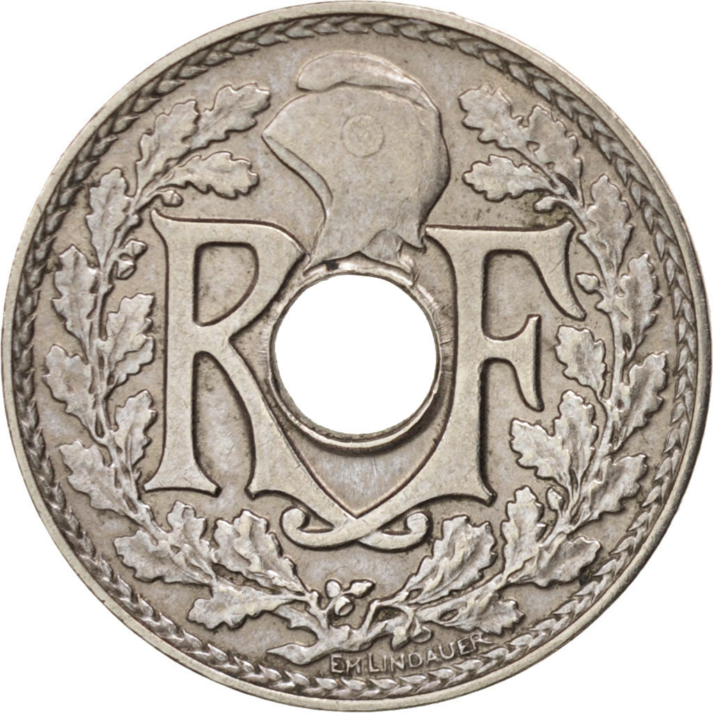 Coin, France, Lindauer, 5 Centimes, 1938, Paris, MS(60-62), Copper-nickel