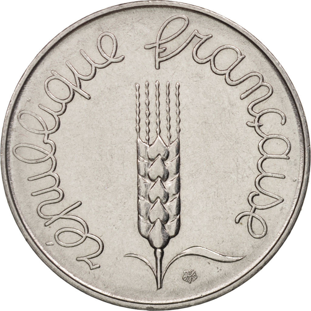 Moneta, Francia, Épi, 5 Centimes, 1963, Paris, BB+, Acciaio inossidabile
