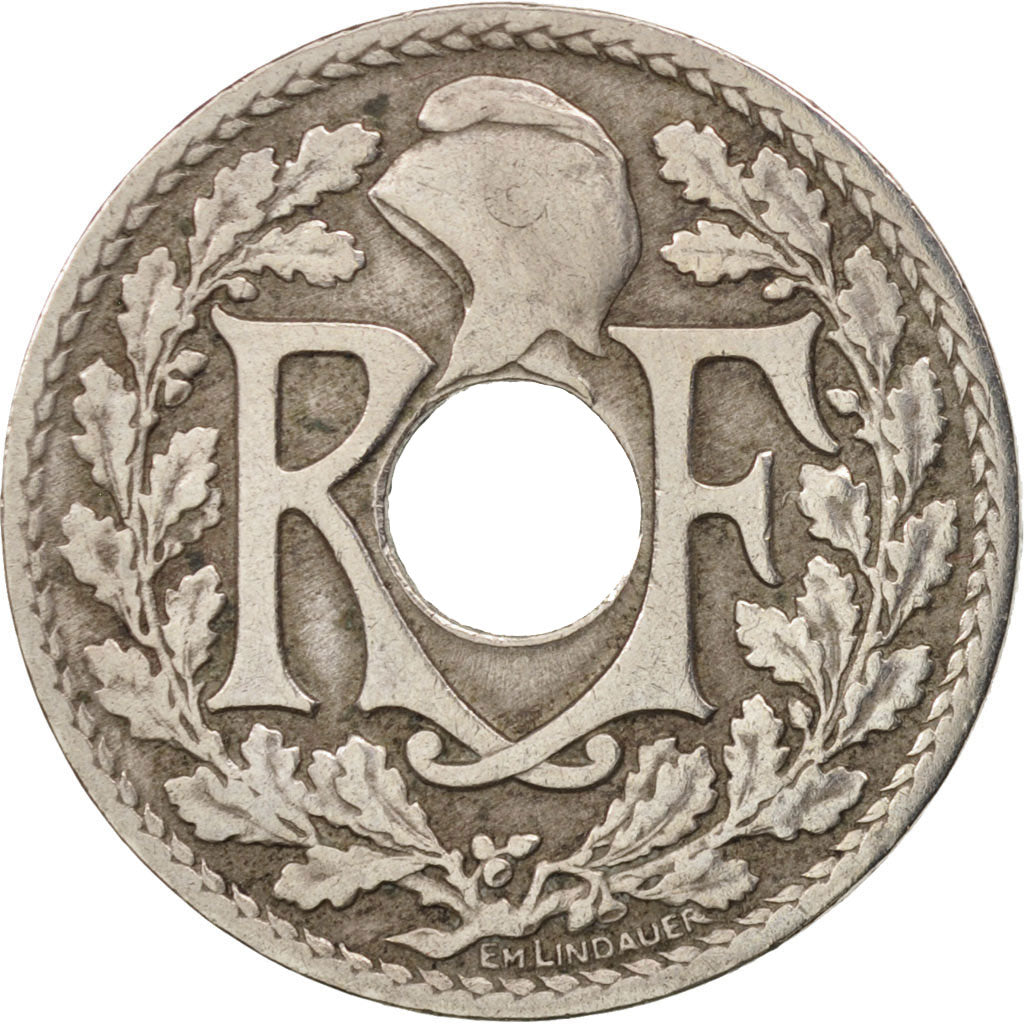 Coin, France, Lindauer, 10 Centimes, 1924, Poissy, VF(30-35), Copper-nickel