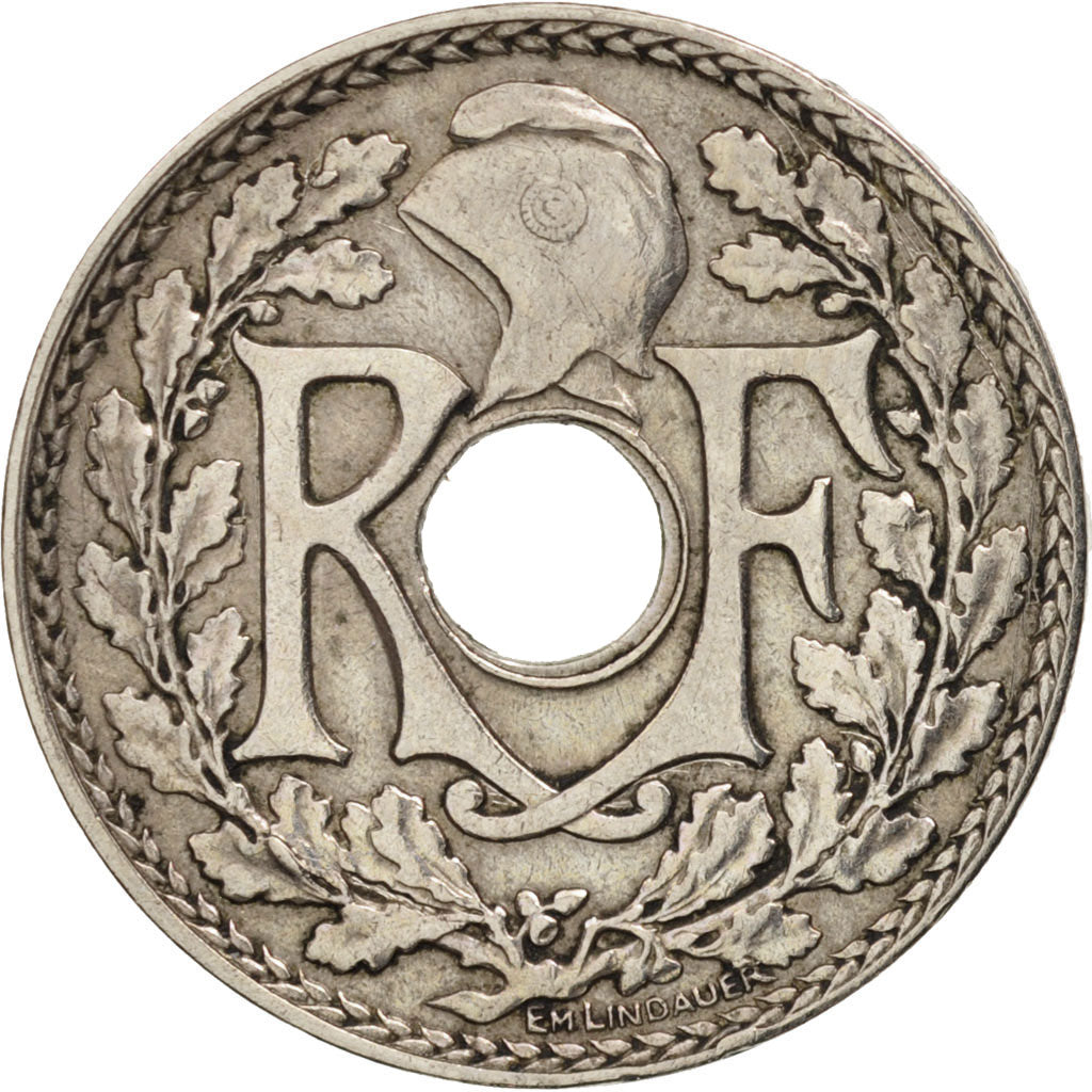 Moneta, Francia, Lindauer, 10 Centimes, 1927, Paris, BB, Rame-nichel, KM:866a