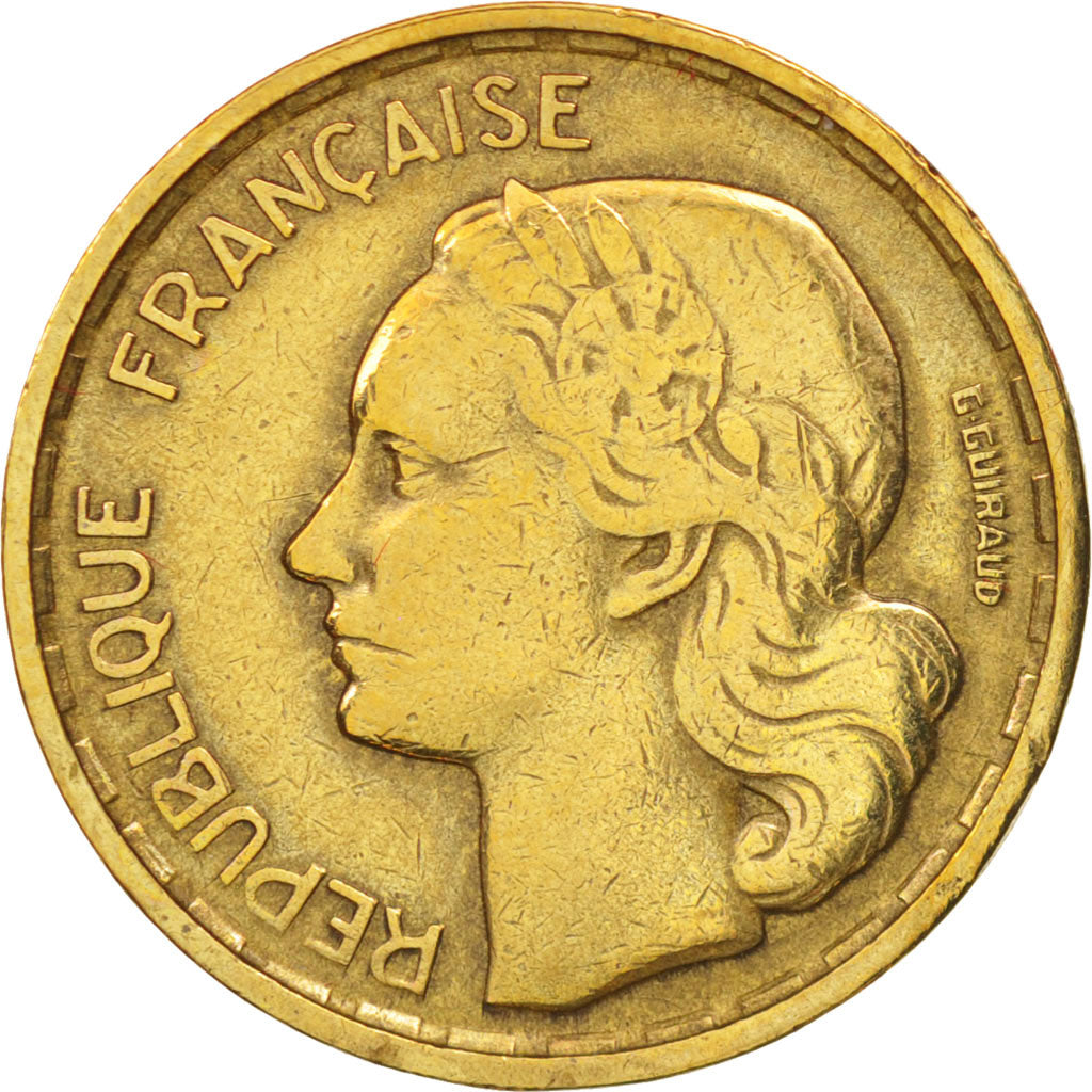 France, Guiraud, 10 Francs, 1952, Beaumont - Le Roger, VF(30-35)