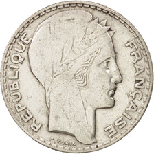 France, Turin, 10 Francs, 1933, Paris, VF(30-35), Silver, KM:878, Gadoury:801