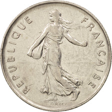 France, Semeuse, 5 Francs, 1982, Paris, EF(40-45), Nickel Clad Copper-Nickel