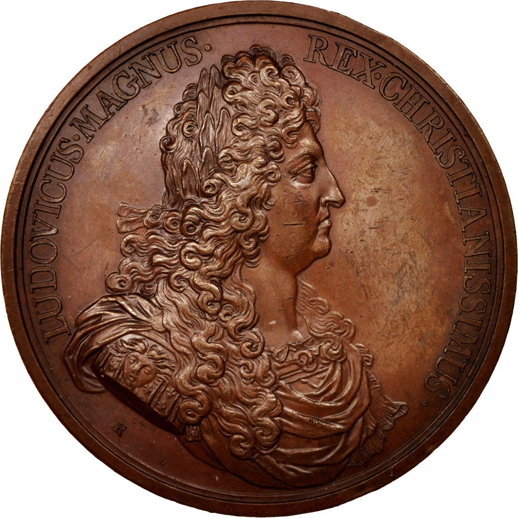 France, Medal, Annexation in Peacetime, Louis XIV, History, 1679, Röettiers