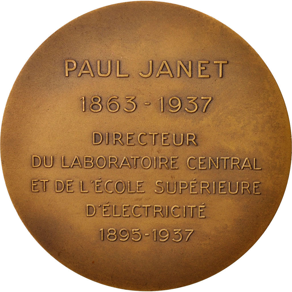 Frankreich, Medal, Paul Janet, Membre de l'Institut, Sciences & Technologies