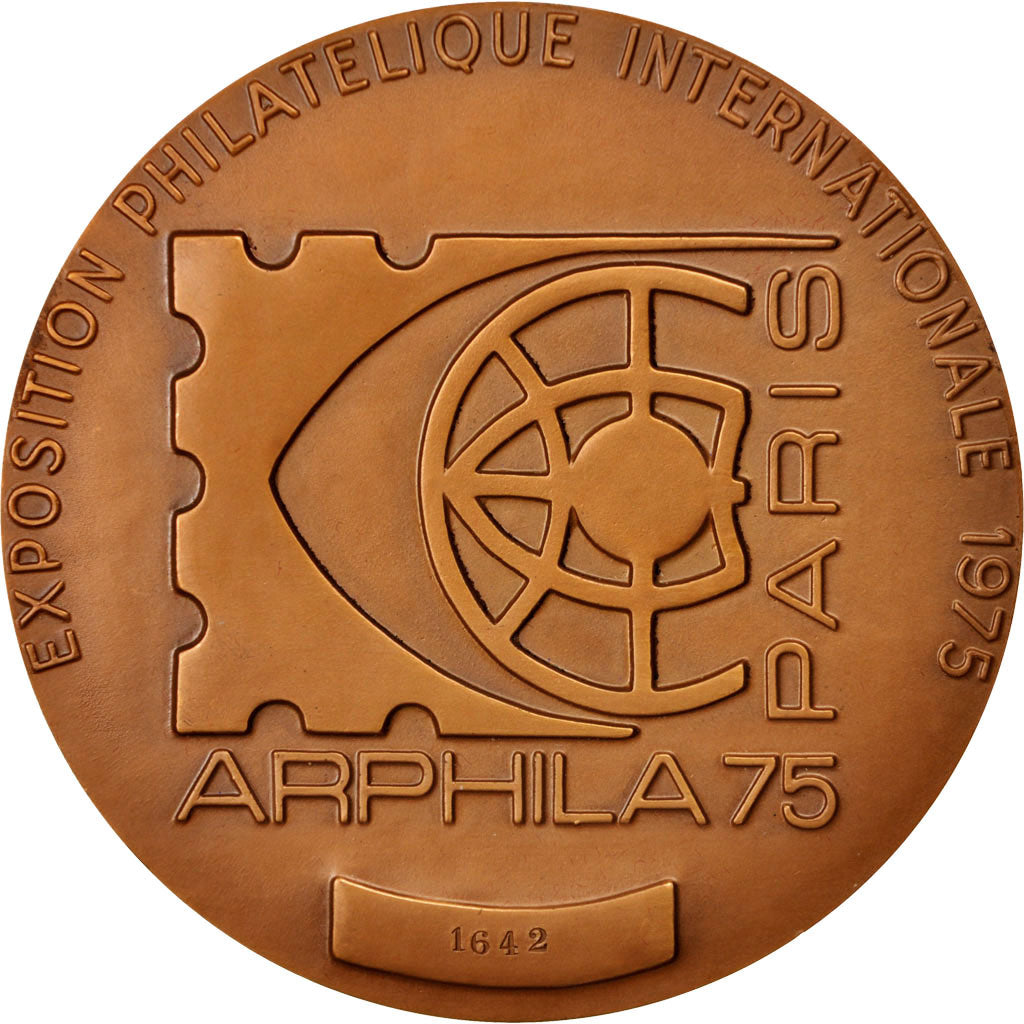 France, Medal, Exposition philatélique internationale, Arphila 75, Arts &