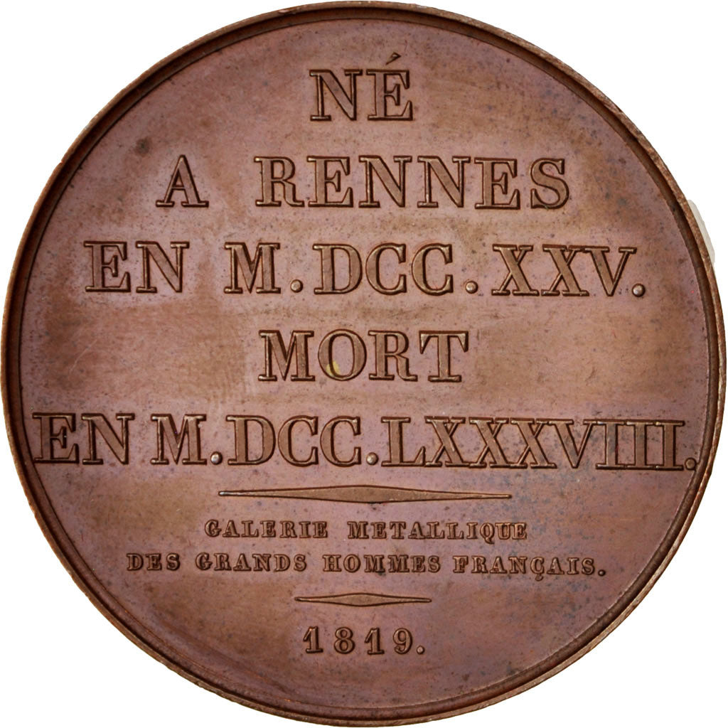 Francia, Medal, Galerie Métallique des Grands Hommes Français, Baptiste