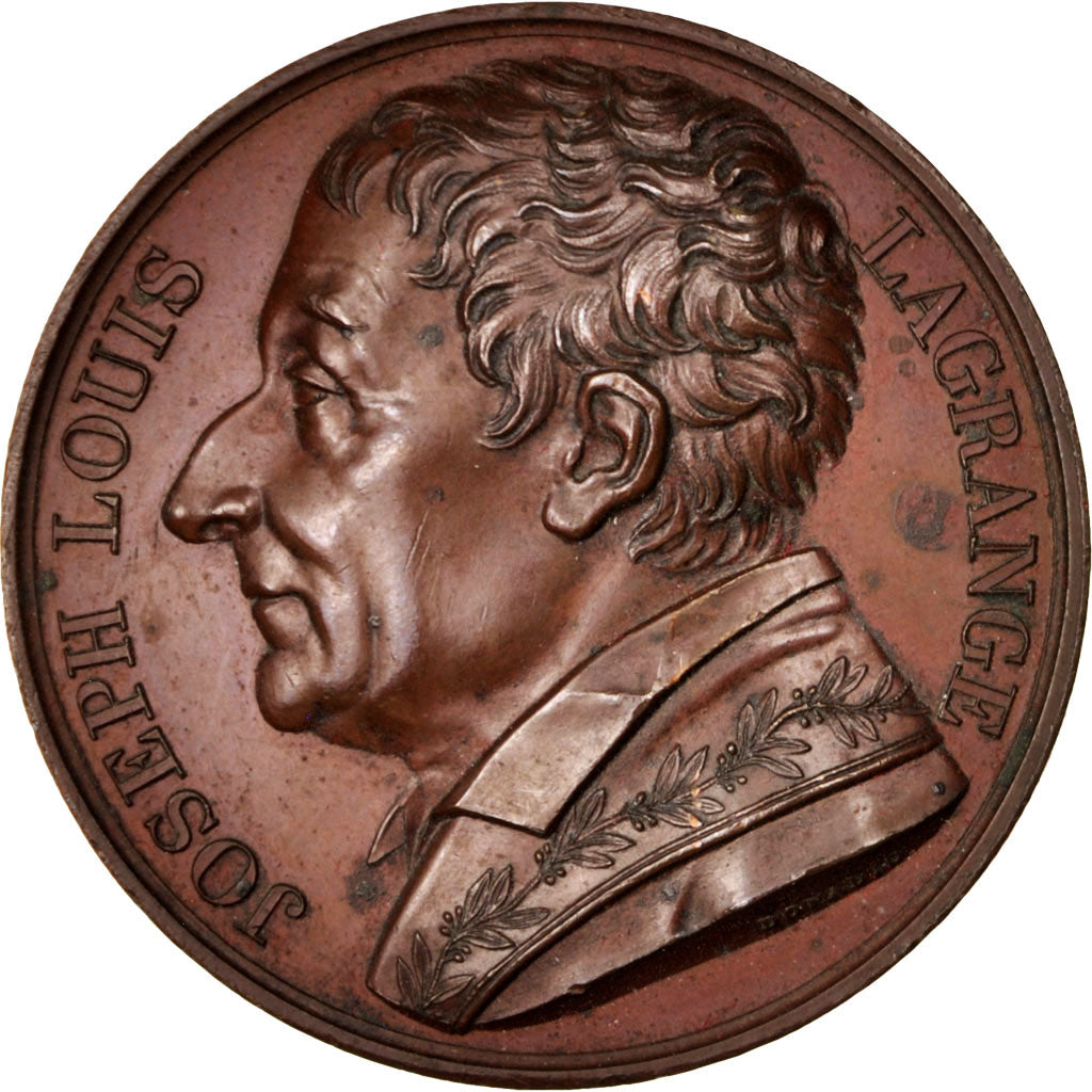 France, Medal, Galerie Métallique des Grands Hommes Français, J. L. Lagrange
