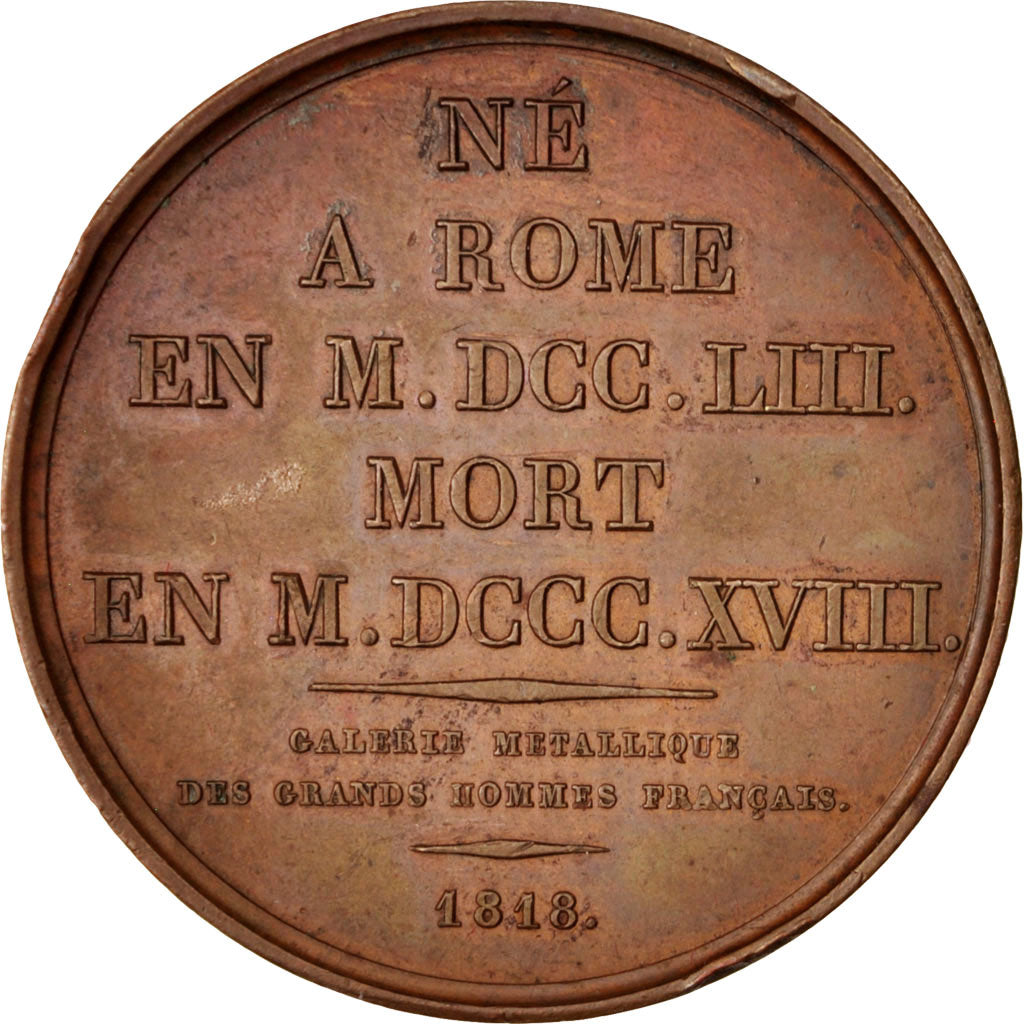 Frankreich, Medal, Galerie Métallique des Grands Hommes Français, Quirinus