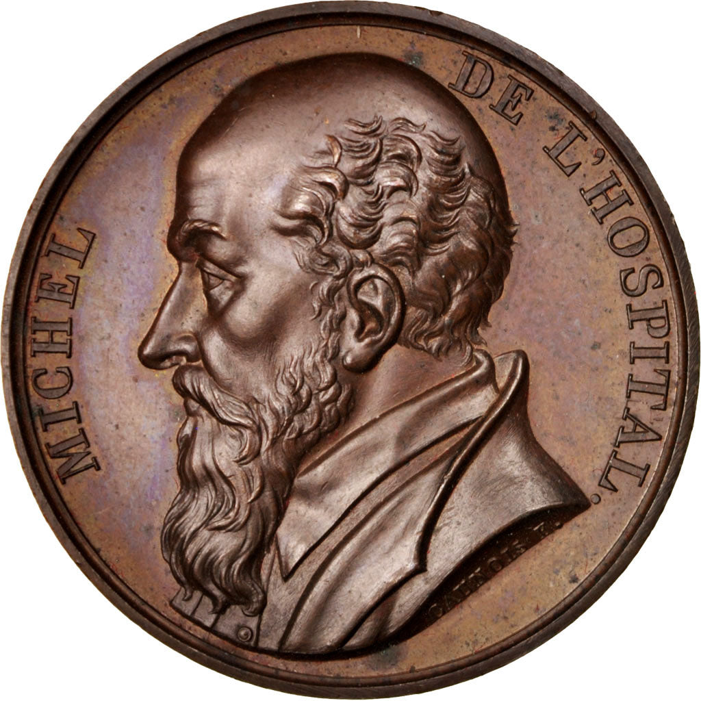 Francia, Medal, Galerie Métallique des Grands Hommes Français, Michel De