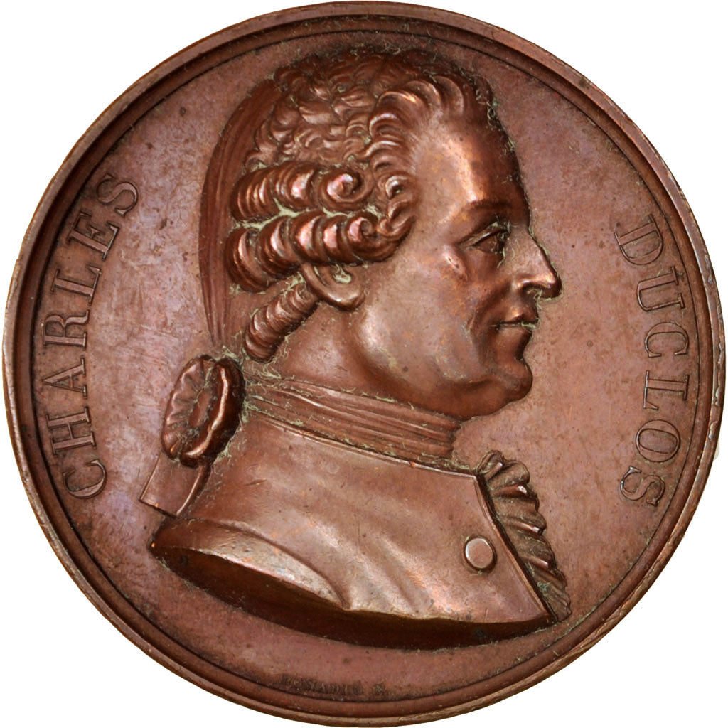 Francia, Medal, Galerie Métallique des Grands Hommes Français, Charles Ducl...