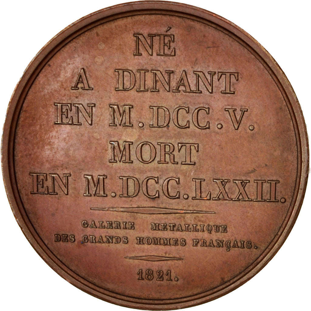 Francia, Medal, Galerie Métallique des Grands Hommes Français, Charles Ducl...