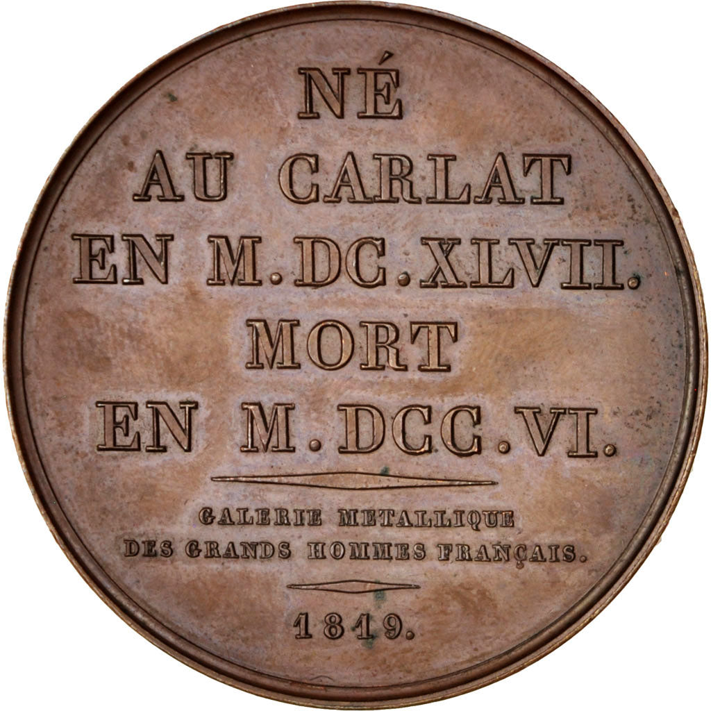 Frankreich, Medal, Galerie Métallique des Grands Hommes Français, Pierre
