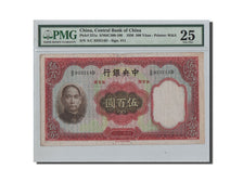 China, 500 Yüan, 1936, KM #221a, graded, PMG, EF(40-45), A/C 923214D