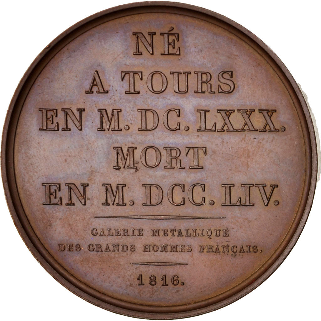 Frankreich, Medal, Galerie Métallique des Grands Hommes Français, Néricault