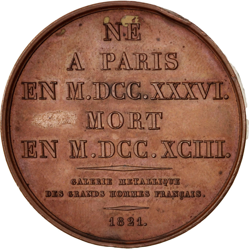 Frankrijk, Medal, Galerie Métallique des Grands Hommes Français, J. Sylvain