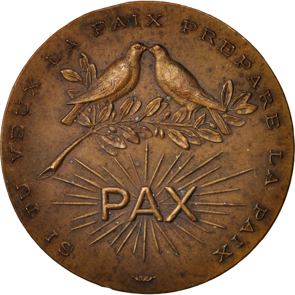 France, Medal, Si tu veux la paix prépare la paix, Politics, Society, War